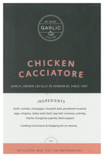 Load image into Gallery viewer, BC Buds Garlic Chicken Cacciatore