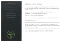 Load image into Gallery viewer, BC Buds Garlic Coconut Curry Dinner
