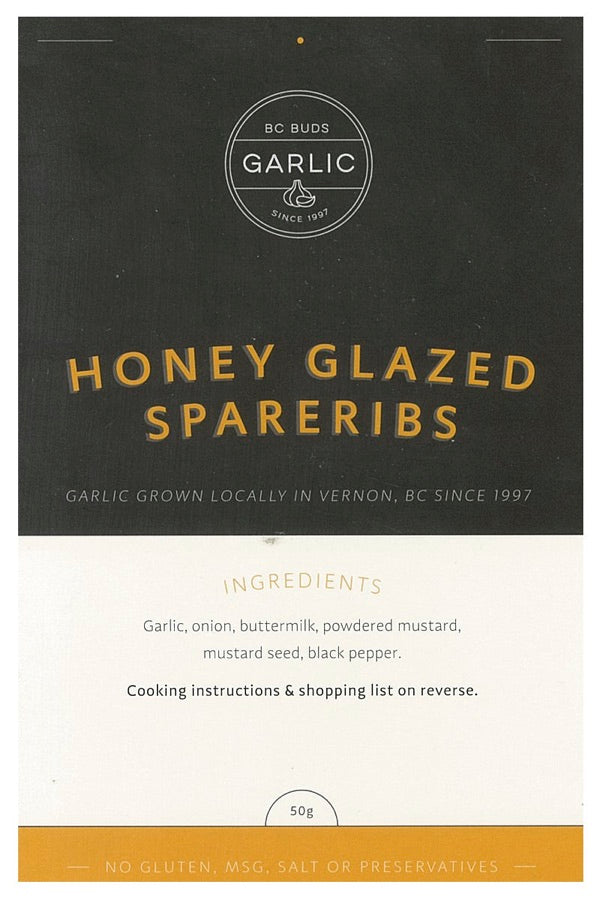 BC Buds Garlic Honey Glazed Spare Ribs