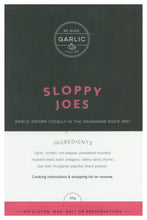 Load image into Gallery viewer, BC Buds Garlic Sloppy Joes