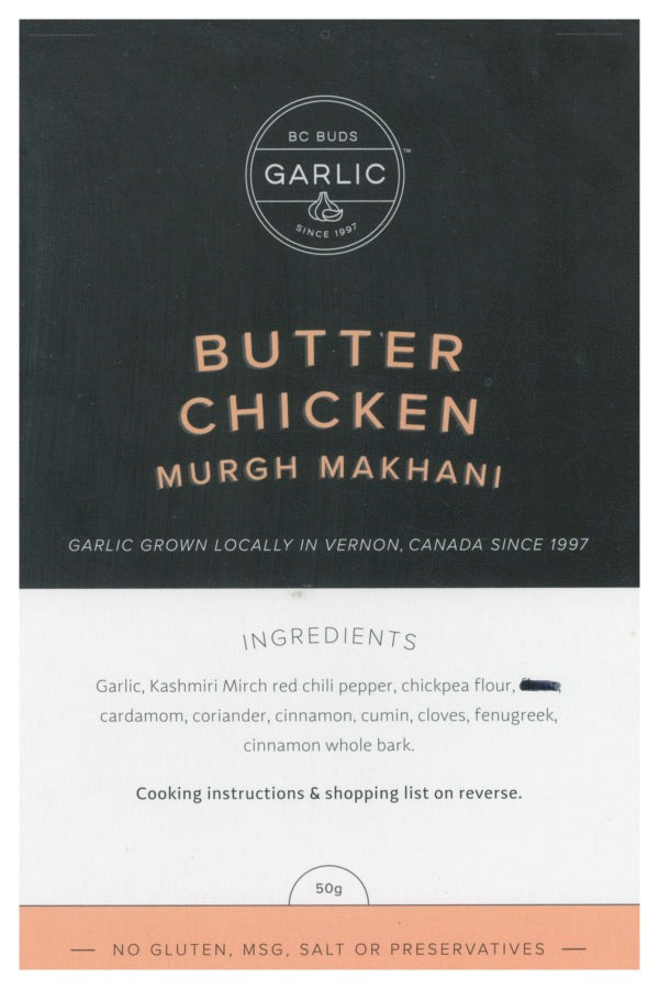 BC Buds Garlic Butter Chicken