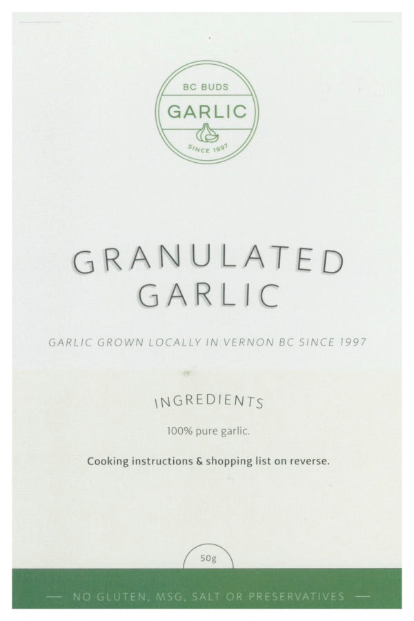 BC Buds Granulated Garlic