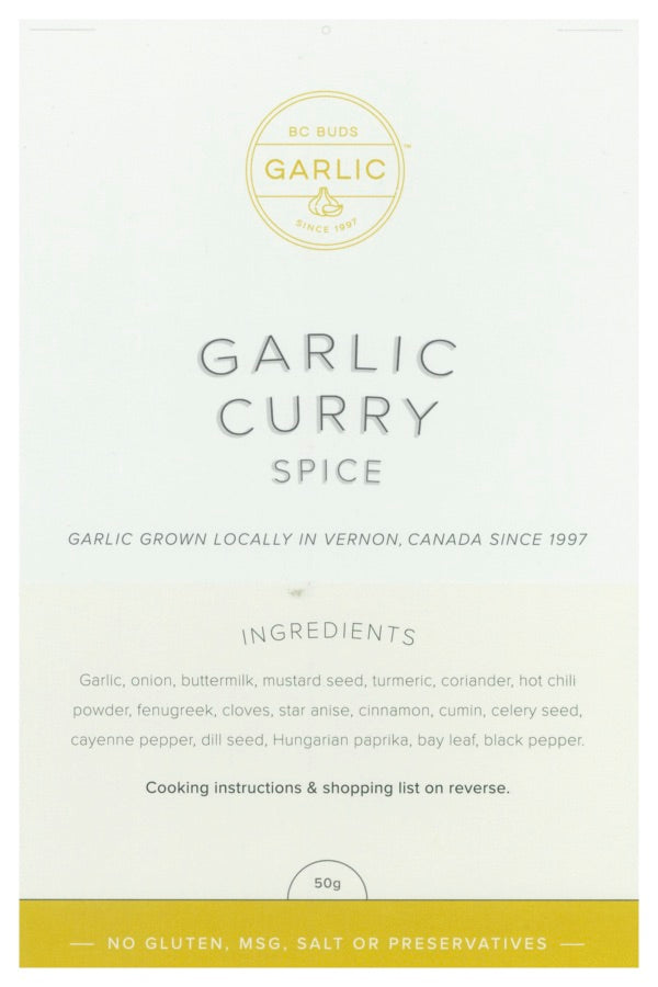 BC Buds Garlic Curry Spice